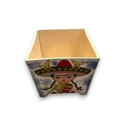 Mexican Handmade Flower Pot | Hand-Painted Talavera Frida Kahlo Planter -Pottery And Glassware il fullxfull.5048555970 tuim ac58a719 e335 4dbd 9ca5 a84b0b61001d