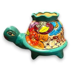 Vibrant Talavera Turtle Planter | Colorful Hand-Painted Mexican Pottery (Medium) -Pottery And Glassware il fullxfull.5051297186 2ut2 43552fdf f3df 43be 90c3 560cec915a0e