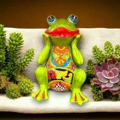 Talavera Frog Statue | Vibrant Hand-Painted Mexican Ceramic Art -Pottery And Glassware il fullxfull.5083324186 n6bb 3b54d39f 1fcd 46e0 8893 14e14068dcec
