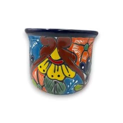 Set Of 3 Talavera Flower Pots | Colorful Hand-Painted Mexican Planters -Pottery And Glassware il fullxfull.5087514515 cwvc