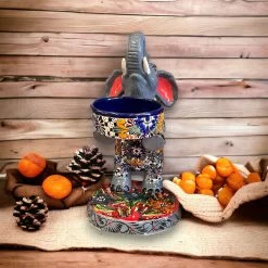 Colorful Talavera Planter | Hand-Painted Elephant Design (Small Size) -Pottery And Glassware il fullxfull.5090010000 gdyq 23ce3c5d 1dc2 40b7 b3c4 92ffa2e95d84