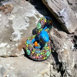 Handmade Snake Statue | Hand Painted Talavera Artwork (Large Size) -Pottery And Glassware il fullxfull.5090402544 fzh4