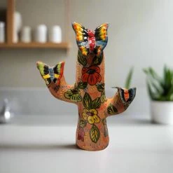 Talavera Cactus Statue | Colorful Handmade Mexican Art -Pottery And Glassware il fullxfull.5095125272 smg5