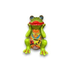 Talavera Frog Statue | Vibrant Hand-Painted Mexican Ceramic Art -Pottery And Glassware il fullxfull.5099198355 5pae 36b8c0d8 8f5a 429c 9707 ddfe26ec2120