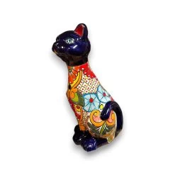 Talavera Cat Statue | Hand-Painted Mexican Ceramic Figurine 8 Talavera Cat Statue | Hand-Painted Mexican Ceramic Figurine -Pottery And Glassware il fullxfull.5099208349 q6j2