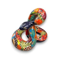 Handmade Snake Statue | Hand Painted Talavera Artwork (Large Size) -Pottery And Glassware il fullxfull.5099545393 h40z