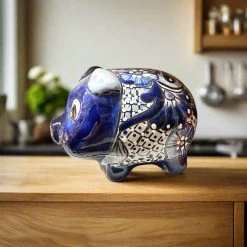 Talavera Piggy Bank | Hand-Painted Mexican Ceramic Coin Bank -Pottery And Glassware il fullxfull.5125576531 pzma 57cdf662 4790 4deb a78a f0ea8c14c085