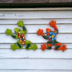 Talavera Frog Wall Art | Colorful Hand-Painted Mexican Decor -Pottery And Glassware il fullxfull.5150167611 lasj