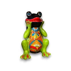 Talavera Frog Statue | Vibrant Hand-Painted Mexican Ceramic Art -Pottery And Glassware il fullxfull.5164076486 7w7l dcfc18d8 bcb9 425b 8391 fe38bfecb503
