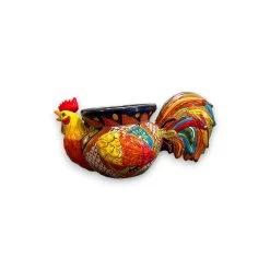 Talavera Rooster Planter | Handcrafted Colorful Mexican Ceramic Pot -Pottery And Glassware il fullxfull.5164182762 ki4r