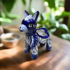 Talavera Donkey Planter | Handmade Mexican Ceramic Burro Pot -Pottery And Glassware il fullxfull.5164498290 7ipa 5989744b 9ec9 4e1a abb9 2f6e3c8ef312