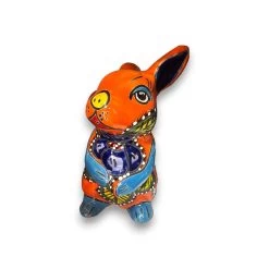 Talavera Bunny Statue | Colorful Hand-Painted Mexican Rabbit Decor -Pottery And Glassware il fullxfull.5167791178 3257 01579888 180e 4455 8ac5 28039884f193