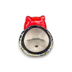 Adorable Handmade Fat Cat Planter | Colorful Talavera Artwork (Medium Size) -Pottery And Glassware il fullxfull.5196831995 56vo 350280bb 7cd4 475a aaa1 b89dbed41b12