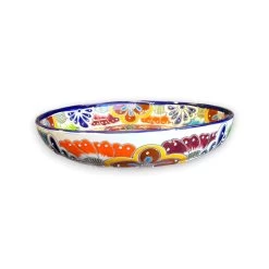 Talavera Round Serving Plate | Hand-Painted Mexican Pottery -Pottery And Glassware il fullxfull.5212649539 hc4g