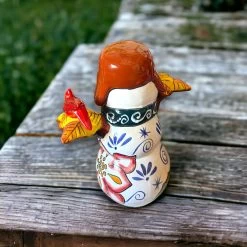 Hand-Painted Talavera Snowman Statue | Festive Christmas Decor (Medium) -Pottery And Glassware il fullxfull.5348819805 fd3w 7d22e331 ce10 4f26 a6c6 3682835c4c2e