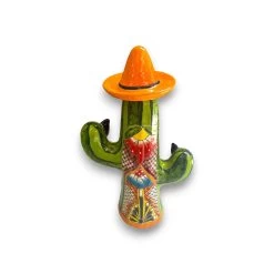 Talavera Cactus Statue | Colorful Handcrafted Mexican Art -Pottery And Glassware il fullxfull.5348905567 o0oi