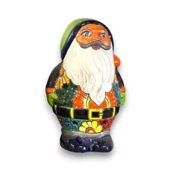 Hand-Painted Talavera Santa Statue | Festive Christmas Decor (Medium) -Pottery And Glassware il fullxfull.5420265530 b681