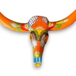 Talavera Longhorn Wall Decor | Handcrafted Mexican Bull Skull Art -Pottery And Glassware il fullxfull.5454109154 8qx8 9b917d25 aa3d 4f3b b1c4 c51503ce8f29