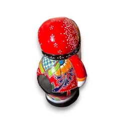 Hand-Painted Talavera Santa Statue | Festive Christmas Decor (Medium) -Pottery And Glassware il fullxfull.5502268755 o7l5