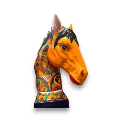 XL Talavera Horse Head Statue | Colorful Handmade Mexican Pottery -Pottery And Glassware il fullxfull.5800991054 a1b7 9a1fb8b0 61df 41be aa5c 1fa4475a144e