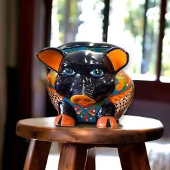 Talavera Pig Planter | Colorful Hand-Painted Mexican Animal Pot 9 Talavera Pig Planter | Colorful Hand-Painted Mexican Animal Pot -Pottery And Glassware il fullxfull.5849211183 iy29