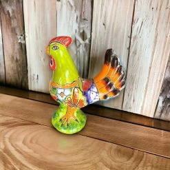 Colorful Handcrafted Talavera Rooster Statue | Mexican Folk Art Chicken Decor -Pottery And Glassware il fullxfull.5849359041 dz6o e1527627 5c67 4ff5 aeeb 2cd39c8c25f2