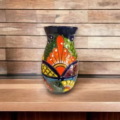 Vibrant Hand-Painted Talavera Vase | Mexican Ceramic Art Piece -Pottery And Glassware il fullxfull.5917470702 ecd9 54745369 16db 475a a392 5624d040a81a