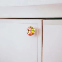 Colorful Talavera Drawer Pull | Handcrafted Mexican Cabinet Knob -Pottery And Glassware il fullxfull.5927178372 1vxa