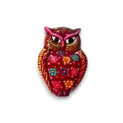 Small Guerrero Owl Wall Decor | Handcrafted Mexican Ceramic Accent -Pottery And Glassware il fullxfull.5931726838 3arp