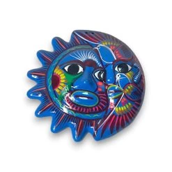 Hand-Painted Guerrero Sun Moon Eclipse Art | Mexican Artisan Craft -Pottery And Glassware il fullxfull.5931998086 454x a49934a3 1020 4821 9bea 6973a8aaf60d
