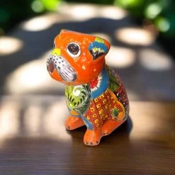 Talavera Bulldog Statue | Colorful Handmade Mexican Art -Pottery And Glassware il fullxfull.5972580223 5j2o 87dd2d36 f1c6 428e adf3 5bb08bef6bf4