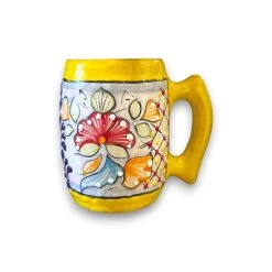 Colorful Handcrafted Mexican Coffee Mug | Talavera Ceramic Art -Pottery And Glassware il fullxfull.5975253661 8dhu