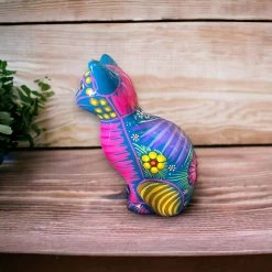 Talavera Cat Piggy Bank | Hand-Painted Mexican Ceramic Coin Holder -Pottery And Glassware il fullxfull.5979822591 h917 58450def 0e47 4fa8 83a6 6c3647f400a2