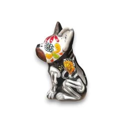 Talavera French Bulldog Statue | Day Of The Dead Mexican Decor -Pottery And Glassware il fullxfull.6035453932 3jr3