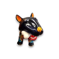 Talavera Bull Terrier Decor | Hand-painted Ceramic Dog With Bone (Extra Large) 7 Talavera Bull Terrier Decor | Hand-painted Ceramic Dog With Bone (Extra Large) -Pottery And Glassware il fullxfull.6035492910 hywc 23e96562 f1b9 4f59 b027 3fc4d7f05892