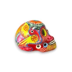 Guerrero Calavera Skull | Large Hand-Painted Day Of The Dead Art -Pottery And Glassware il fullxfull.6035554166 rj4t