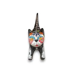 Hand-Painted Talavera Stretching Cat Statue | Day Of The Dead Mexican Decor -Pottery And Glassware il fullxfull.6083539613 tb4v 6e17693e 21ab 481c bec2 42535468cc63