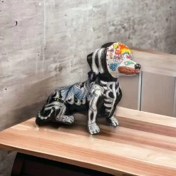 Colorful Talavera Dachshund Statue | Day Of The Dead Ceramic Art (Medium) 6 Colorful Talavera Dachshund Statue | Day Of The Dead Ceramic Art (Medium) -Pottery And Glassware il fullxfull.6083565849 fv4z 899f2804 822d 4618 881a 7f4ff256450b