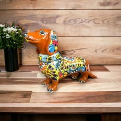 Talavera Dachshund Statue | Colorful Hand-Painted Dog Figurine -Pottery And Glassware il fullxfull.6083574273 7dhl e8dd4cec f0b5 44ef ab3f 17f1a34222f0