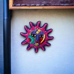 Hand-Painted Guerrero Sun Wall Art | Mexican Folk Decor 17 Hand-Painted Guerrero Sun Wall Art | Mexican Folk Decor -Pottery And Glassware il fullxfull.6099251401 5zcv 63a24b84 a7a3 47a2 af50 53bcb8f0391c