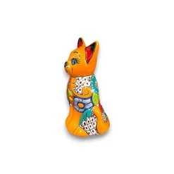Colorful Hand-Painted Talavera Cat Statue | Medium Mexican Folk Art Decor 11 Colorful Hand-Painted Talavera Cat Statue | Medium Mexican Folk Art Decor -Pottery And Glassware il fullxfull.6099299119 8x4c 60623401 f262 4c99 94c4 f2bdd0a8b017