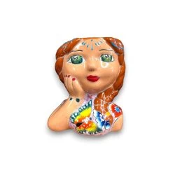 Hand-Painted Talavera Ceramic Lady Planter | Mexican Artwork Décor -Pottery And Glassware il fullxfull.6099316675 1vhq 9d277bc2 37da 43e6 acdd e78c99584d96