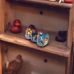 Set Of 2 Hand-Painted Talavera Chicken Figurines | Mexican Ceramic Chickens 11 Set Of 2 Hand-Painted Talavera Chicken Figurines | Mexican Ceramic Chickens -Pottery And Glassware il fullxfull.6099403326 ktpg