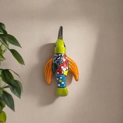 Talavera Hummingbird Wall Art | Mexican Hand-Painted Bird Decor -Pottery And Glassware il fullxfull.6099474414 90np