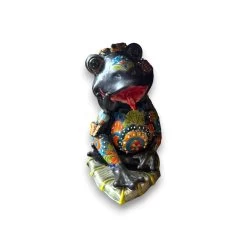 Hand-Painted Talavera Frog Statue | Mexican Ceramic Animal Decor -Pottery And Glassware il fullxfull.6159651182 se97 cebc6a84 9c3d 4689 a29e db12beee32df