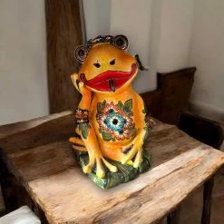 Hand-Painted Talavera Frog Statue | Mexican Ceramic Animal Decor -Pottery And Glassware il fullxfull.6207711425 gvn6 e98a63c2 8dd0 494e a732 89685bc76630
