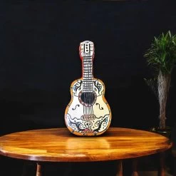 Talavera Guitar Statue | Hand-Painted Mexican Folk Art Decor -Pottery And Glassware il fullxfull.6209474641 8f8p 2039859c 1075 4b51 b0de 9b214da68706
