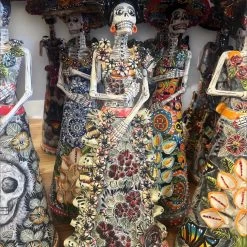 Talavera Catrina Figurine | Handmade Day Of The Dead Skeleton Art -Pottery And Glassware il fullxfull.6268669584 fxym 41caa339 e276 4aa9 866e 4518e4d7219c