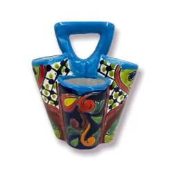 Talavera Utensil Holder | Colorful Handcrafted Mexican Organizer 10 Talavera Utensil Holder | Colorful Handcrafted Mexican Organizer -Pottery And Glassware il fullxfull.6462814618 ibco