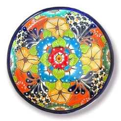 Mexican Handmade Talavera Sectional Appetizer Tray | Hand Painted Pottery -Pottery And Glassware il fullxfull.6462884092 no7t